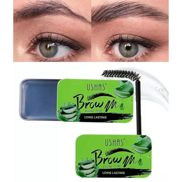 Jabón Gel Fijador De Cejas Larga Duración Ushas