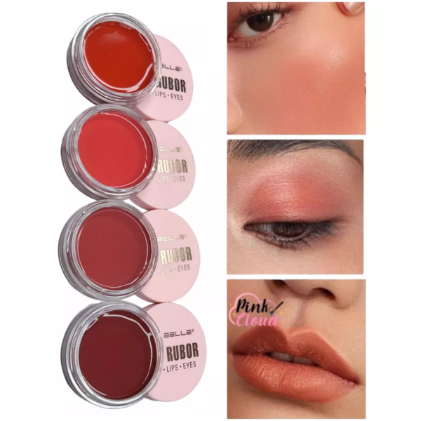 Rubor Blush En Crema Multifuncional 3en1 Acabado Natural