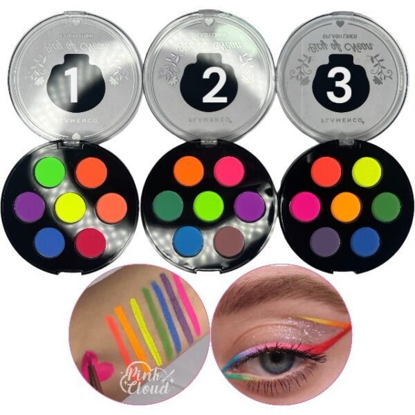 Paleta 6 Tonos Delineador de Ojos Aqualiner Flamenco - Imagen 2