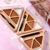 Paleta Cejas 3 Sombras + Cera y Pincel Doble Romantic Beauty Makeup - Imagen 2