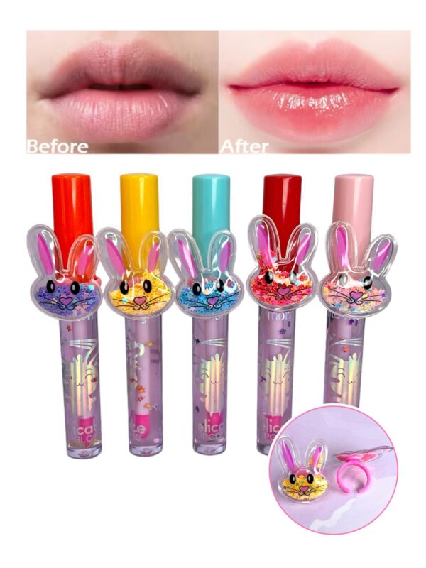 Brillo Labial Magico (Se adapta a tu PH) Bunny Ring