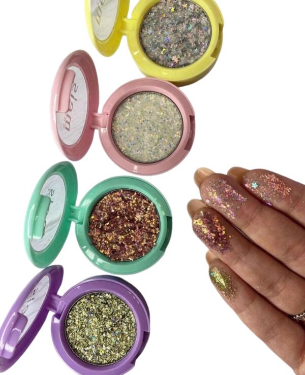 Pack 5 Sombra Glitter Prensada Meis - Imagen 6