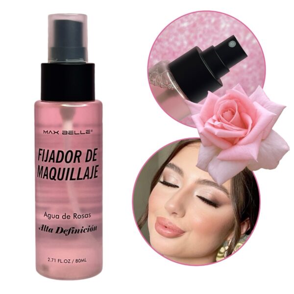 Fijador De Maquillaje Spray Hidratante Larga Duración MaxBelle