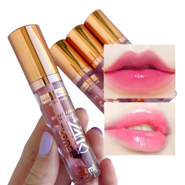 Brillo Labial Magico Flower 24K Max Belle