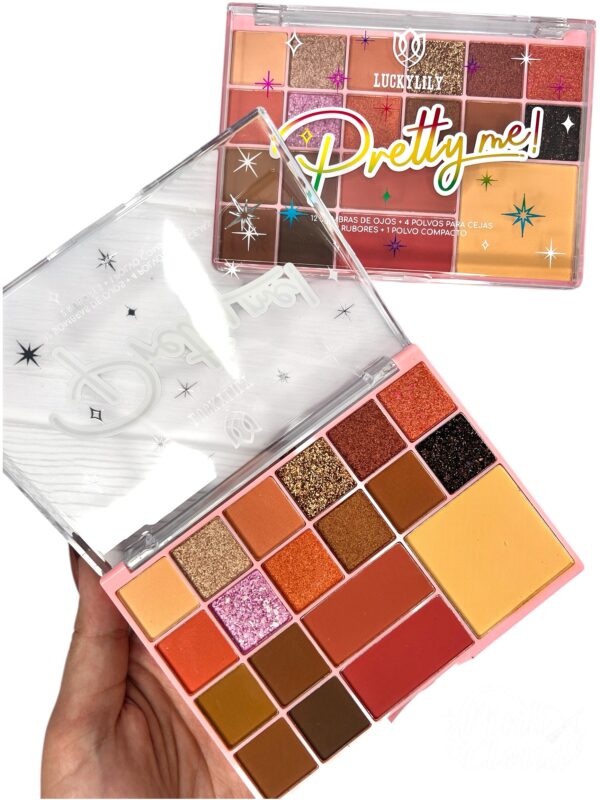 Paleta Maquillaje Sombras, Rubor, Polvo y Cejas - Pretty Me By Luckylily