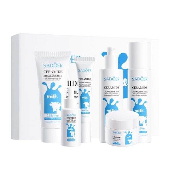 Set Skincare 6 Piezas Sadoer Ceramide Leche Organica - Imagen 2