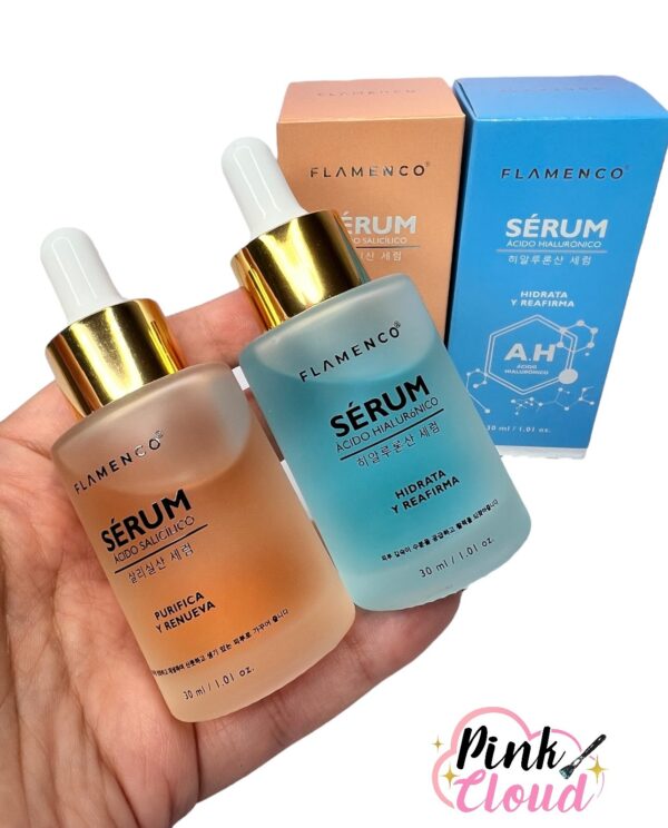 Serum Facial Flamenco (Ácido Hialurónico o Ácido Salicílico)