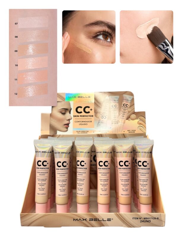 Corrector Liquido CC Alta Cobertura Max Belle