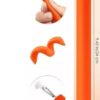 12 Tubos / Rulos Bigudíes 16mm Cabello Ondulado Sin Calor - Imagen 2