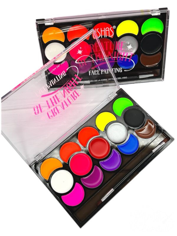 Paleta 15 Pintura Facial Corporal Ushas- Pinta Caritas Face Painting