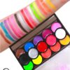Paleta 15 Pintura Facial Corporal Ushas- Pinta Caritas Face Painting - Imagen 2