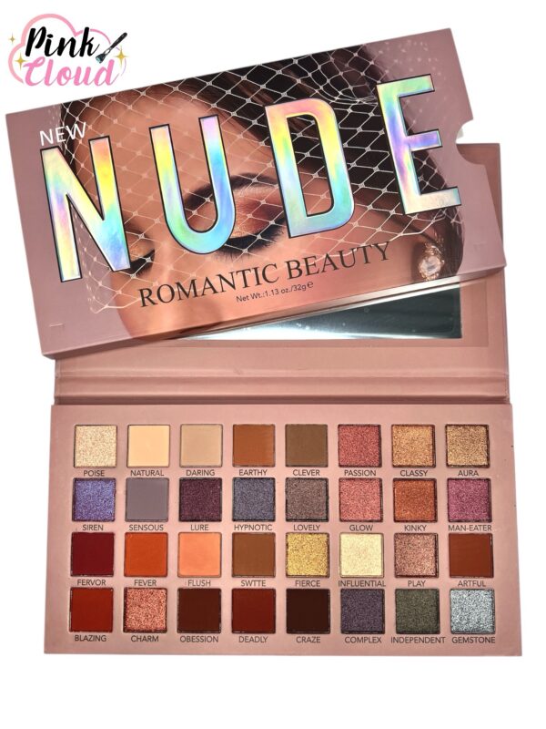 Paleta Sombras 32 Tonos New Nude Romantic Beauty