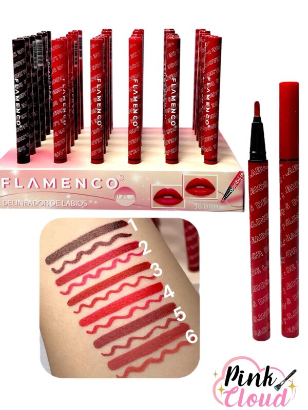 Delineador de Labios Tipo Plumón Matte Indeleble  Flamenco - Imagen 2