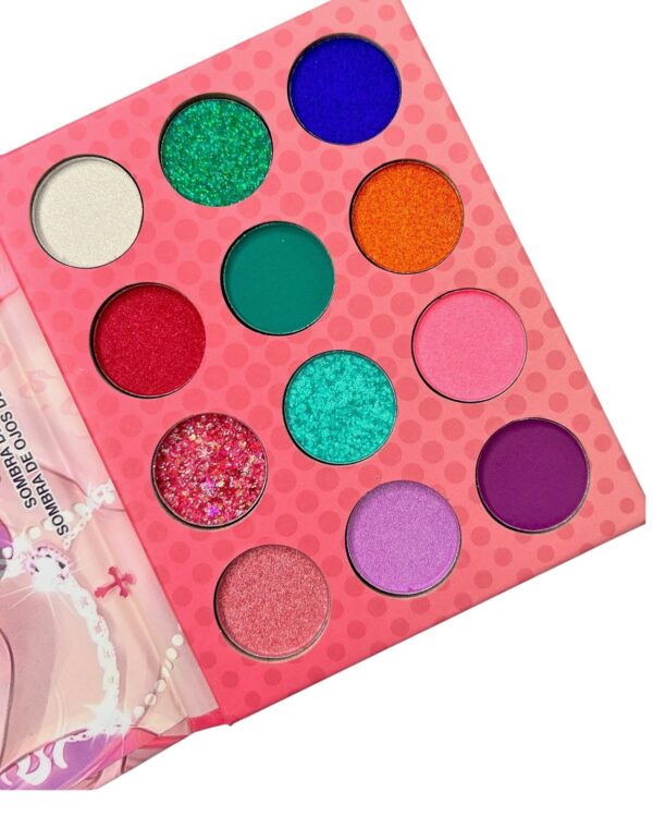 Paleta de Sombras Sparkle Girlz By Luckylily 12 tonos - Imagen 2