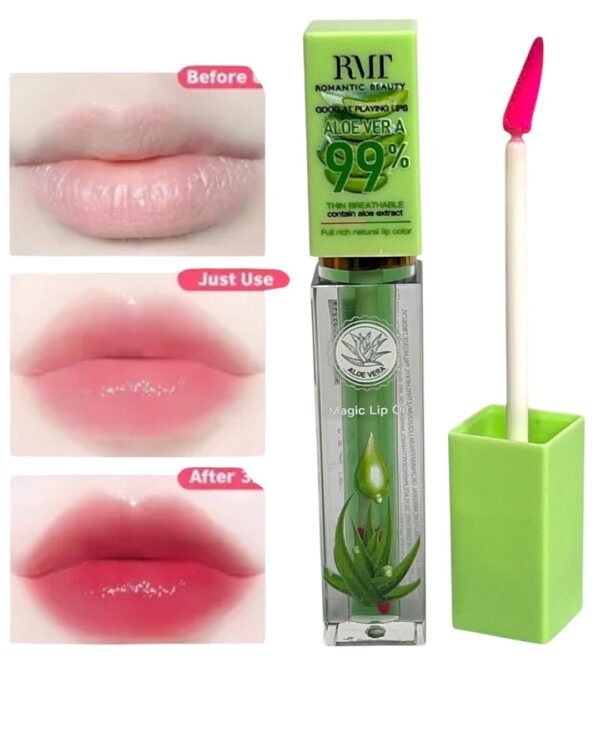 Lip Oil Mágico Aloe Vera Romantic Beauty