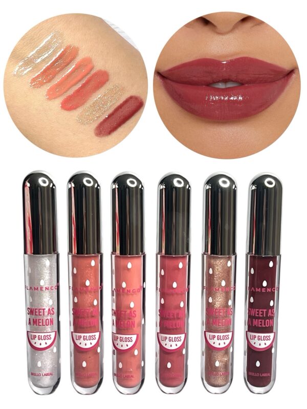Brillo Labial Lip Gloss Sweet As Melon Flamenco - Imagen 2