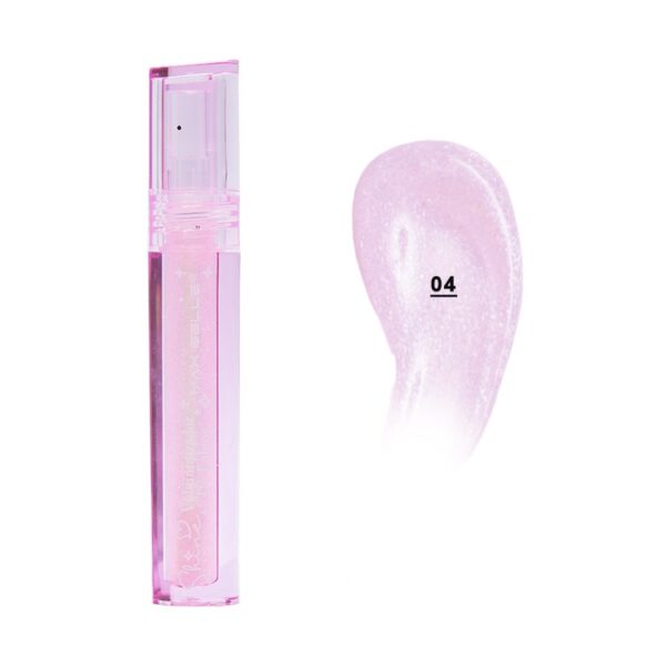 Brillo Labial Con Glitter Efecto Plump Voluminizador Max Belle - Imagen 6