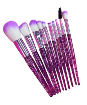 Set de 10 Brochas para Maquillaje Glitter