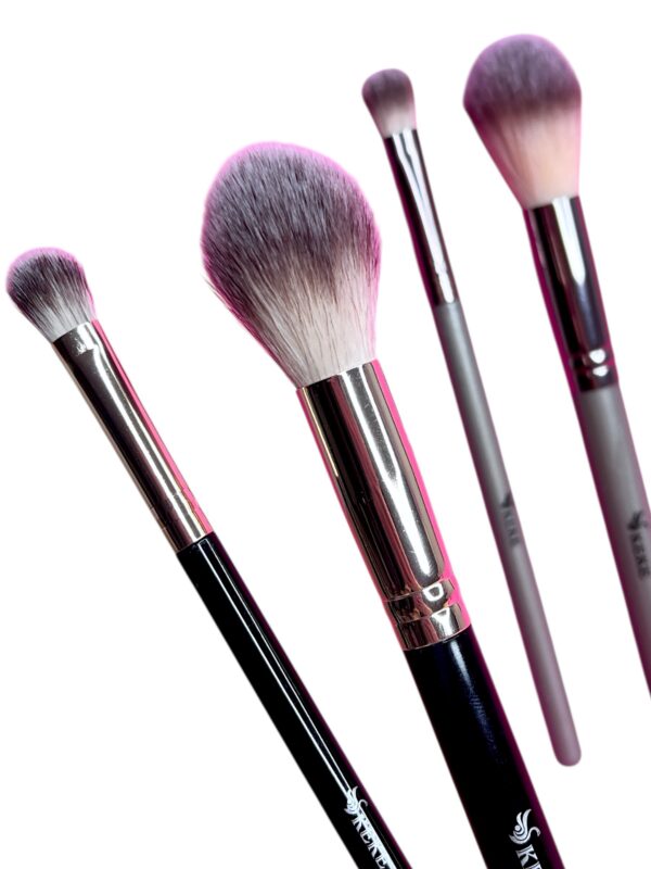 Set 2 Brochas Multifuncional Polvo Rubor Sombras Maquillaje Keke - Imagen 5