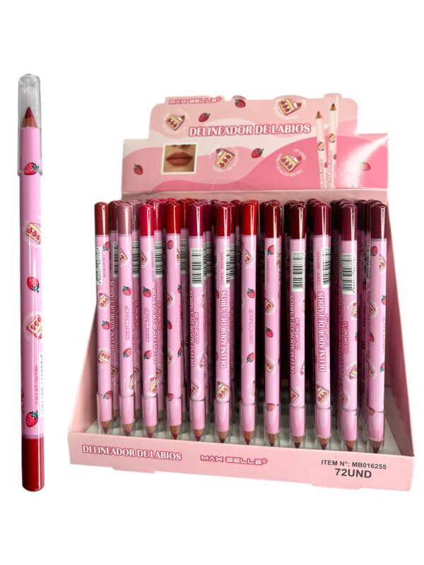 Lápiz Delineador De Labios Cremoso Matte Max Belle - Imagen 2