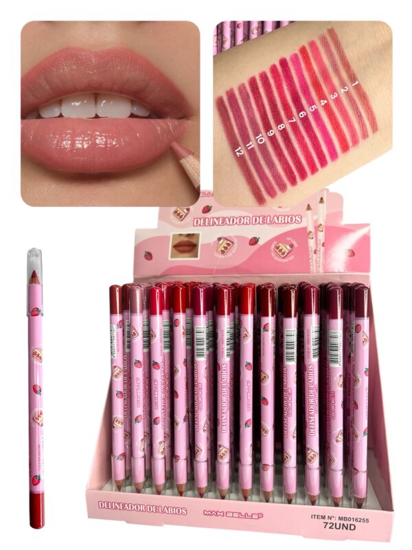 Lápiz Delineador De Labios Cremoso Matte Max Belle